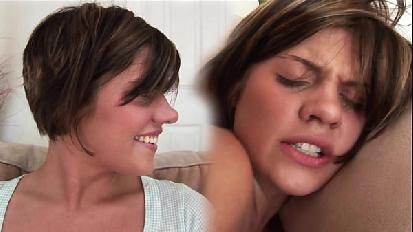 Giovane donna nervosa sedotta dalla bbc