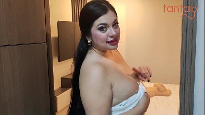 Milf colombiana riceve un sex toy e decide di provarlo con suo marito un bbc di moreno in un trio interrazziale con creampie antonella jones